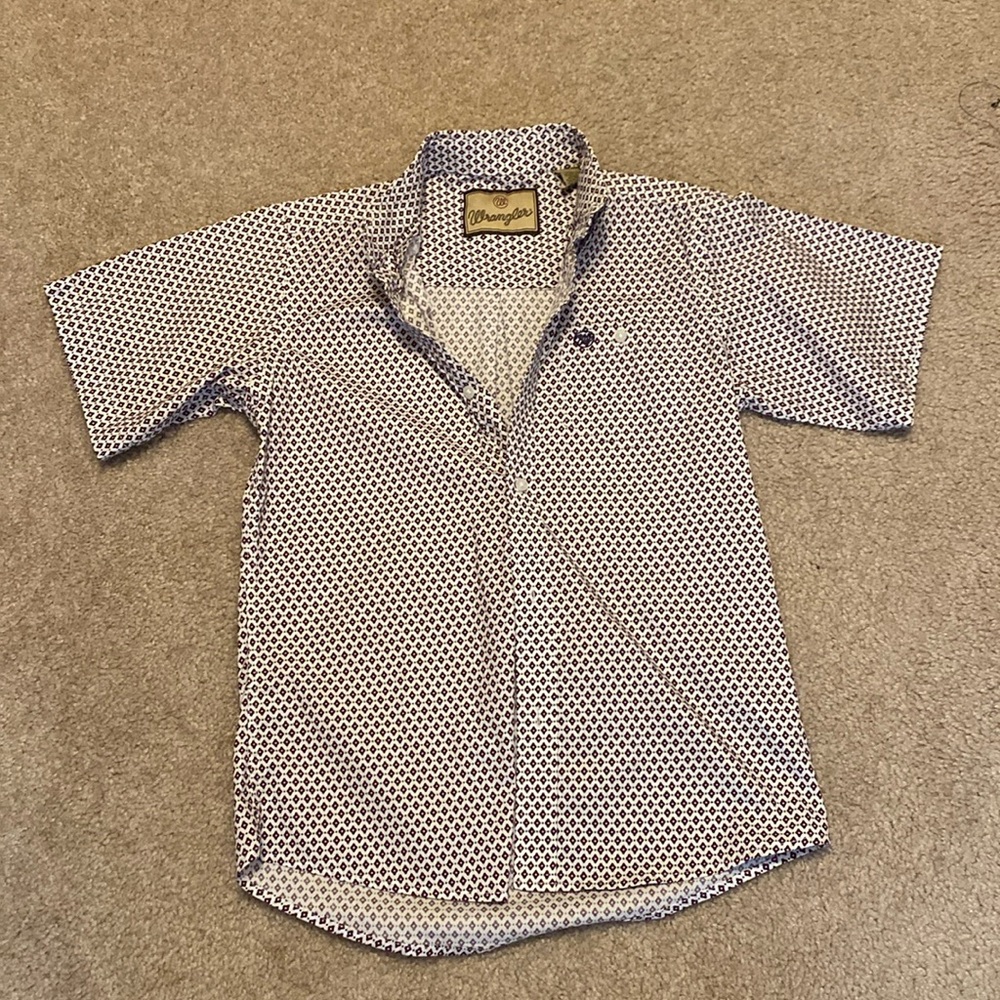 Wrangler Boys Large Button Down Shirt